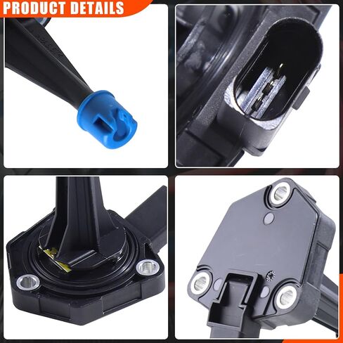 Engine Oil Level Sensor Compatible with Audi A4/A4 Quattro 2009-2012, Q5 2011-2012, Q7 2010-2012, A5/A5 Quattro 2010-2011, A6/A6 Quattro 2009-2011, TT/TT Quattro 2011-2014, 2.0L 3.2L Replace V10721424 in Kuwait