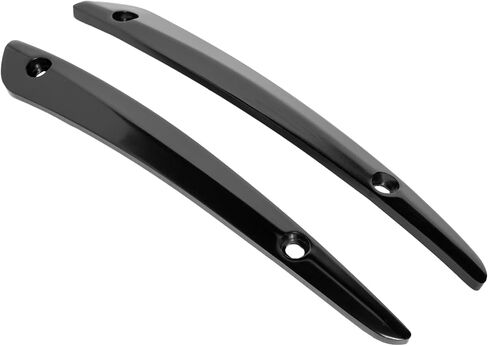 Black Aluminum Windshield Side Molding Decor Trim,Windscreen Stabilizer for Harley Street Glide FLHX Road Glide FLTRX Electra Glide FLHT Tri Glide 2014-2023 Models Accessories in Kuwait