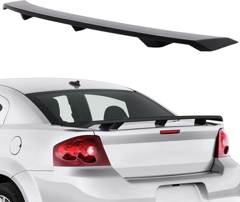 SCITOO Rear Trunk Spoiler Wing Compatible with 2008-2014 for Dodge Avenger Body Kit Matte Black in Kuwait