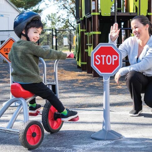 Kaplan Early Learning Jumbo Traffic Signs - Set of 5 in Kuwait