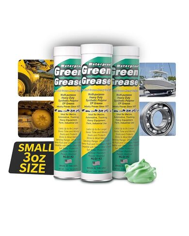 Green Grease 1003 شحم صناعي مقاوم للماء بدرجة حرارة عالية، 14 أونصة. أنبوب (عبوة من 10) in Saudi Arabia