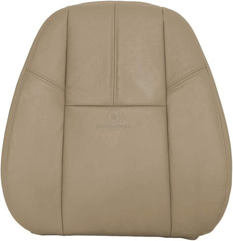 Richmond Auto Upholstery - Driver Side Lean Back Compatible with 2007-2014 Chevy Silverado 1500 2500HD 3500HD LT LS Z71 LTZ, Replacement Leather Lean Back Cover (Ebony Black) in Kuwait