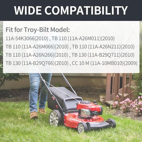 كابل تحكم 946-04299 746-04299 متوافق مع جزازات MTD Troy-Bilt 11A-41MB006، 11A-544A000، TB110، TB130، CC10M - طول 61.25 بوصة، غلاف 48 بوصة in Kuwait