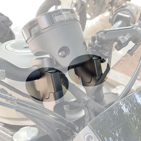 ملحقات Rebel 1100، وصلة رفع مقود الدراجة النارية لـ Rebel CMX 1100 500 300 250 Rebel1100 CMX1100 2017-2026، مشبك رفع المقود من الألومنيوم in Kuwait