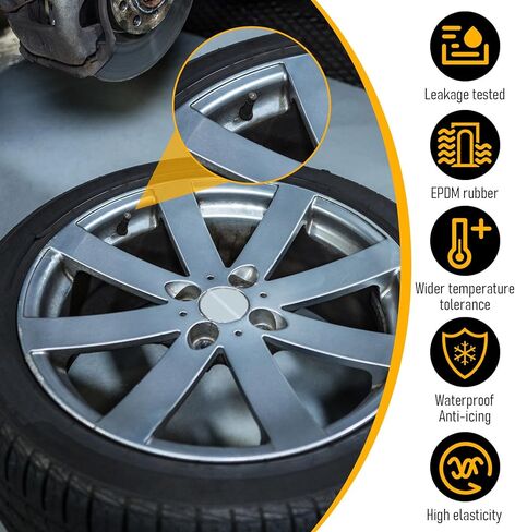 10 قطع من سيقان صمام الإطارات الإضافية، سيقان صمام إطارات بدون أنبوب TR413 ممتازة، جذع صمامات إطارات بديلة متينة لـ 0.453 بوصة فتحات حافة بدون أنبوب، ساق استبدال الصمامات لإطارات السيارات in Kuwait
