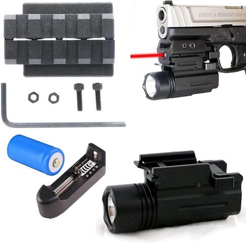 Gotical 4 Slots Wesson Sigma Picatinny Rail Adapter Lightweight Durable Black Matte Laser & Flashlight in Saudi Arabia