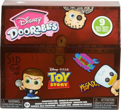 Disney Doorables Sid’s Toy Box Collection Peek, 9 Collectible 1.5 inch Toy, Boys and Girls Ages 5 and Up in Kuwait