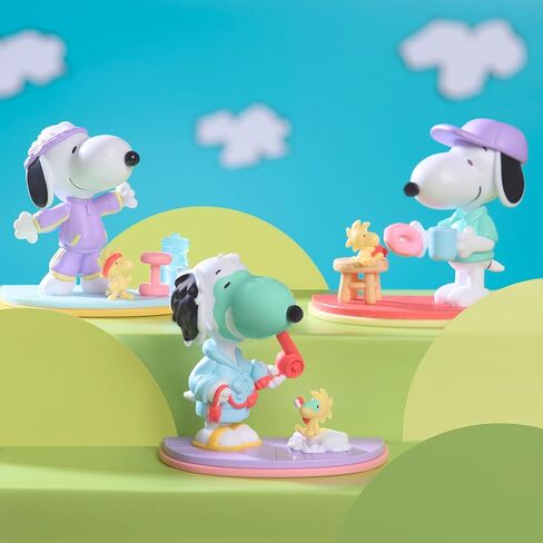 HAPPY HAUL Peanuts Mindful Mondays Collectible Figures, Surprise Collectible Toy Figure in Blind Box with Snoopy and Woodstock, 2.75 Inches Tall, Short-Run Drop, Ages 8 and up in Kuwait