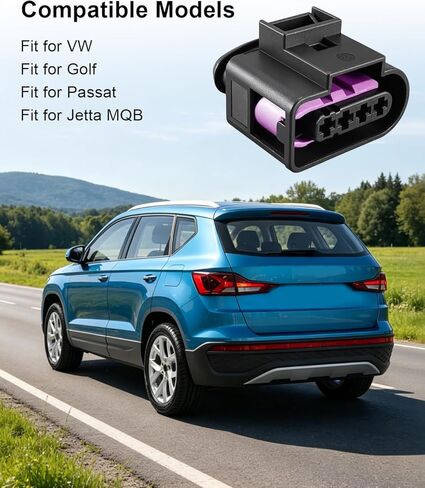 موصل قابس ملف الإشعال متوافق مع نماذج منصة VW Golf Passat Jetta MQB، استبدال قابس السرج 4D0971994، 4 قطع in Kuwait