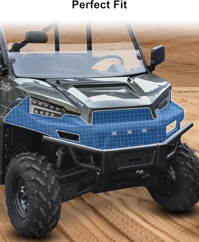 واجهة أمامية مدمجة من SAUTVS مع مصابيح لـ Polaris Ranger XP 900 2014-2019/XP 570 2015-2016، ملحقات Ranger Diesel 2014-2018 (استبدال OEM #5439018-070) in Kuwait