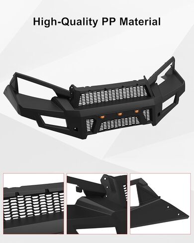 واجهة أمامية مدمجة من SAUTVS مع مصابيح لـ Polaris Ranger XP 900 2014-2019/XP 570 2015-2016، ملحقات Ranger Diesel 2014-2018 (استبدال OEM #5439018-070) in Kuwait