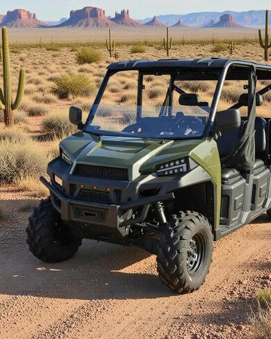 واجهة أمامية مدمجة من SAUTVS مع مصابيح لـ Polaris Ranger XP 900 2014-2019/XP 570 2015-2016، ملحقات Ranger Diesel 2014-2018 (استبدال OEM #5439018-070) in Kuwait