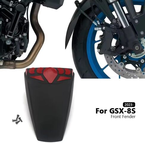 لسوزوكي GSX 8S GSX-8S GSX8S 2023 2024 الجبهة الحاجز موسع اكسسوارات المصدات تمديد اقي الطين سبلاش حماية الحرس in Kuwait