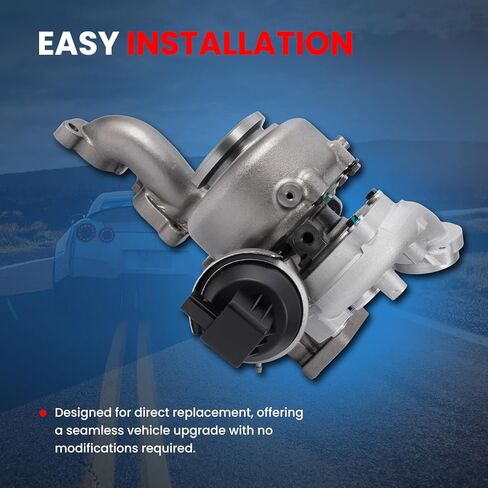 MOCA Turbocharger Fit for 13-14 for Volkswagen Beetle & 09-14 for Jett & 10-13 for Audi A3 L4 2.0L Diesel, Turbo Model BV43, with Exhaust Manifold Wastegate Actuator Gasket in Kuwait