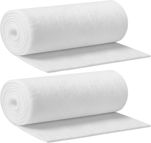 Pangda 2 Pcs 24 x 58'' Double Sided Fusible Foam Stabilizer 2 Sided Flexible Foam Stabilizer Soft and Reliable White Iron-on Non-Woven Fusible Interfacing for Sewing Tote Bags Purses Quilting in Kuwait