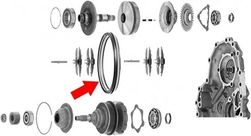 Premium 901029 CVT Transmission Chain Belt Compatible For Mercedes Benz 722.8 And Nissan, Auto Transmission Parts in Kuwait