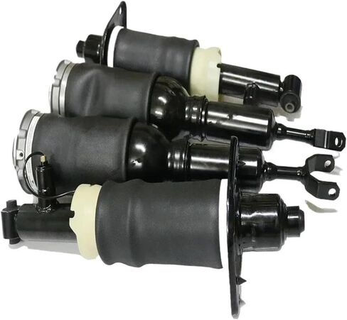 4PCS Front And Rear Air Spring Air Suspension Shock Air Strut Compatible For Audi A6 C5 Allroad Quattro 4Z7413031A 4Z7616051D 4Z7513032A in Kuwait