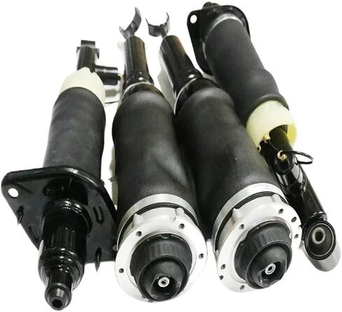 4PCS Front And Rear Air Spring Air Suspension Shock Air Strut Compatible For Audi A6 C5 Allroad Quattro 4Z7413031A 4Z7616051D 4Z7513032A in Kuwait