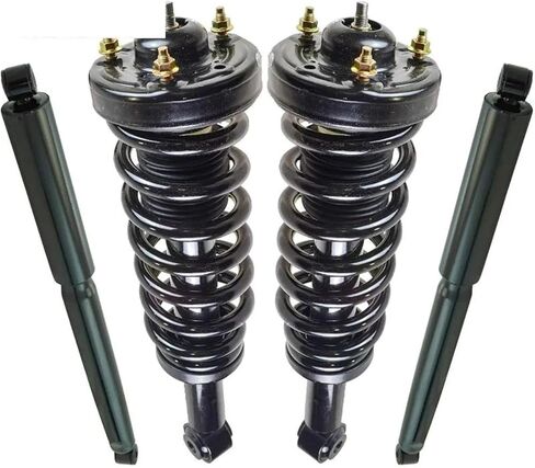 Front Rear Shock Complete Loaded Strut Spring Assembly Kit Set 4pc Compatible For 2009-2013 Compatible For Ford F-150 in Kuwait
