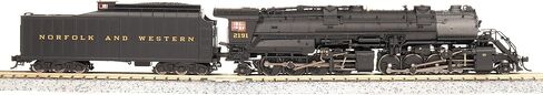 برودواي المحدودة 7220 N&W Y6b 2-8-8-2، #2191، 22I Tender، Paragon4 Sound/DC/DCC، N Scale in Kuwait