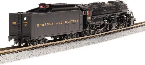 برودواي المحدودة 7220 N&W Y6b 2-8-8-2، #2191، 22I Tender، Paragon4 Sound/DC/DCC، N Scale in Kuwait