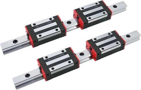 500/550/600/650/700 مللي متر HG Hgr15 HGW15CC Hgh15ca 15 مللي متر إرشادي HGH15 خطي دليل السكك الحديدية + 4 كتل (HGW15CC ، 550 مللي متر) in Kuwait