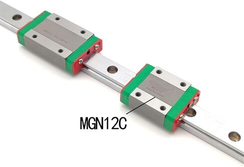 MGN12C MGN12 Linear Guide Rail with Slider High-Precision 300mm Linear Guide Alloy Steel 1Pcs in Kuwait