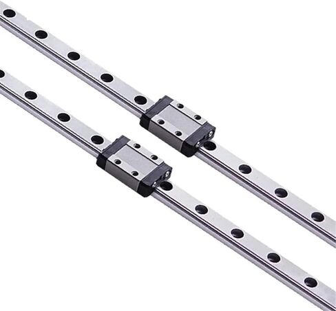 Stainless Steel Linear Guide MGN7 MGN12 MGN15 MGN9 Block 30mm to 1000mm Rail 1Pcs(MGN7H,400mm) in Kuwait