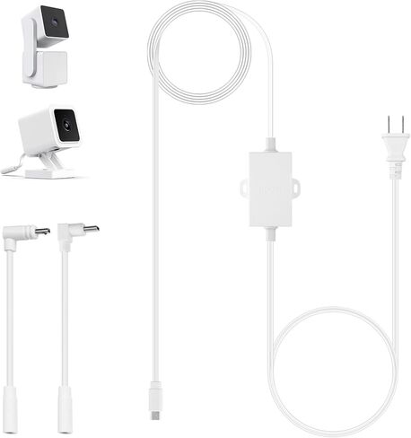 محول طاقة خارجي Uogw بطول 50 قدم/15 متر متوافق مع Wyze Cam Pan v3، Wyze OG، Wyze Cam Pan v2، Wyze Cam v4، Wyze Cam v3 وv3 Pro، WYZE Battery Cam Pro، كابل طاقة مقاوم للماء لـ Wyze Cam-أسود in Kuwait