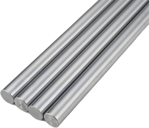 Linear Rail Cylinder Chrome Liner Rods Axis Linear Shaft Round Rod L 100 200 300 400 800 CNC WCS 2Pcs(8mm,200mm) in Kuwait