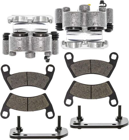 NICHE Front Left Right Brake Caliper Pad Set Pair for 2014-2019 Polaris Ranger Crew 570 EV 1912124 1912123 1912484 in Kuwait
