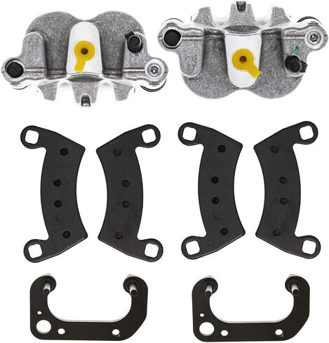 NICHE Front Left Right Brake Caliper Pad Set Pair for 2014-2019 Polaris Ranger Crew 570 EV 1912124 1912123 1912484 in Kuwait