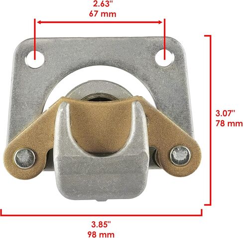 Caltric Rear Brake Caliper with Disc Pads Left Right Compatible with Polaris RZR 570 2012 2013 2014 2015 2016 2017 2018 2019 2020 2021 in Kuwait