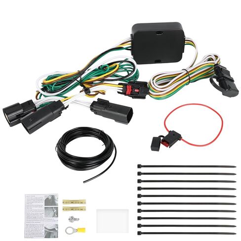 4-Pin Trailer Wiring Harness for Trailer Light Connect Compatible with Jeep Grand Cherokee 2022-2025 Replacement for 56473 in Kuwait