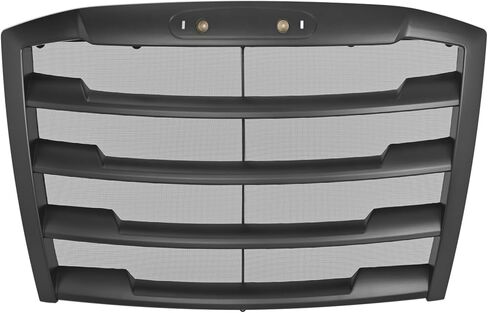 Suitable for 2018-2024 Freightliner Cascadia – Matte Black Front Grille & Bug Screen Set, Direct Fit Replacement in Kuwait