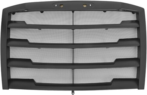 Suitable for 2018-2024 Freightliner Cascadia – Matte Black Front Grille & Bug Screen Set, Direct Fit Replacement in Kuwait