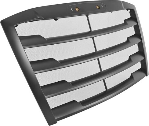 Suitable for 2018-2024 Freightliner Cascadia – Matte Black Front Grille & Bug Screen Set, Direct Fit Replacement in Kuwait