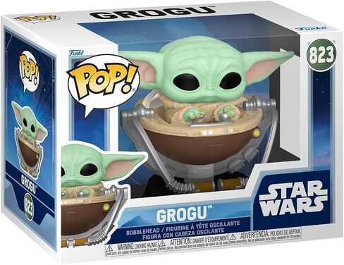 Funko Pop! Star Wars: Mandalorian & Grogu - Grogu - Collectable Vinyl Figure - Gift Idea - Official Merchandise - Toys for Kids & Adults - Star Wars Fans - Model Figure for Collectors and Display in Kuwait