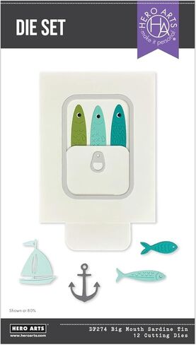 Hero Arts Big Mouth Sardine Die Set in Kuwait