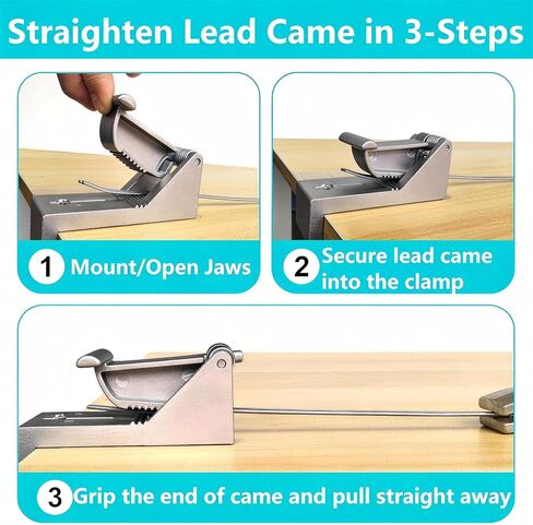 Lead Came Stretcher for Stained Glass, Lead Came Vise Stretcher Tool for Stained Glass Art, Studio Craft, Even, Precision, Secure Tension Control for Artists. in Kuwait