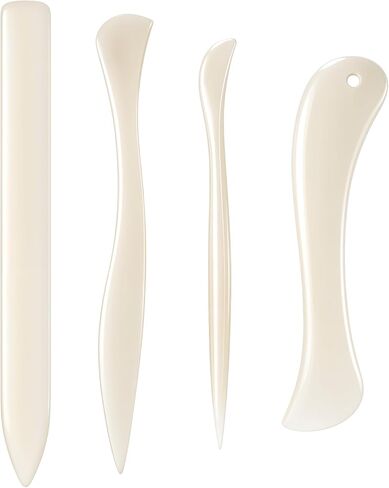 4 Pcs Stained Glass Tools, Stained Glass Supplies FID Stained Glass Plastic Burnisher Flat Foil Holder Supplies for Work DIY Handicrafts in Kuwait
