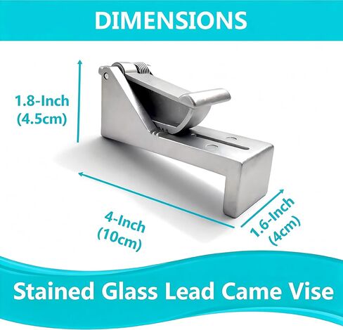Lead Came Stretcher for Stained Glass, Lead Came Vise Stretcher Tool for Stained Glass Art, Studio Craft, Even, Precision, Secure Tension Control for Artists. in Kuwait
