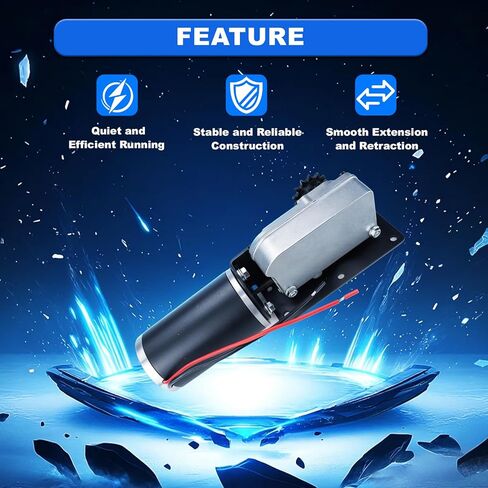 225008 RV Slide Out Motor & Gear Housing for BAL Accu-Slide Cable Slide Out System, Replace for ‎R25076-1 Gearbox R25076 RV Slide Out Gearbox and R25075 RV Side Motor in Kuwait