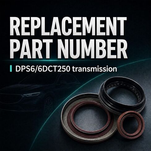 MOMYCAT DPS6 6DCT250 Transmission Oil Seal Kit, 3-Piece Input and Output Shaft Seals, Compatible with Ford Fiesta 2011-2018, Focus 2012-2018, B-MAX 2012-2018, EcoSport 2013-2018 in Kuwait