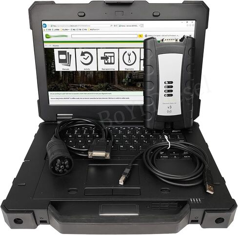EDL V3 V2 for John De-e Service Advisor Electronic Data Link Diagnostic Tool with V5.3.210 AG-CF Software Plus cf53 Service Scanner Tool in Kuwait