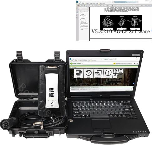 EDL V3 V2 for John De-e Service Advisor Electronic Data Link Diagnostic Tool with V5.3.210 AG-CF Software Plus cf53 Service Scanner Tool in Kuwait