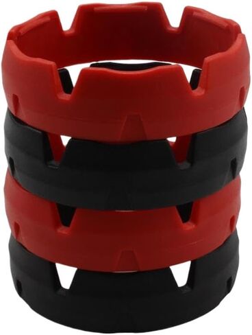 Front Shock Absorber Anti-Wear Ring Compatible with SX 50, SXF, EXC, XC, SMR 125-690cc Motorcycles(1 Pair Black) in Kuwait