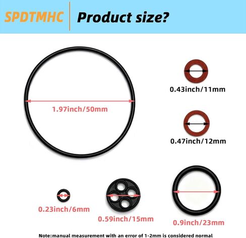 16010-ZE1-812 Carburetor Bowl Gasket Kit Fit for Honda GX160 GX110 GX120 GX140 GX200 EG2200 EG2500 Replacement Part 11580 16010ZE1812 (Pack of 2) in Kuwait