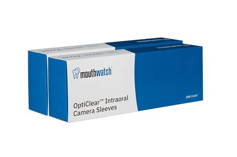 أكمام كاميرا MouthWatch OptiClear™ داخل الفم، مريحة وواضحة بصريًا - غمد الكاميرا لكاميرات الفم داخل الفم، غلاف الكاميرا داخل الفم - غلاف الأسنان (1000 قطعة) in Saudi Arabia