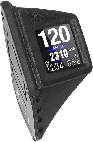 Yunseity OBD2 GPS Smart Gauge, 8 Display Modes with 270 Degree Rotatable Screen, Dual Installation A Pillar Center Console, Pressure PSI KPa Bar Units, for All Car in Kuwait